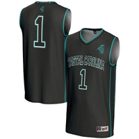 Coastal Carolina Chanticleers Basketball Jersey, Black Lightweight Sportswear Jersey Shirt, Sleeveless Athletic Tank Jersey, Casual Gift for Men