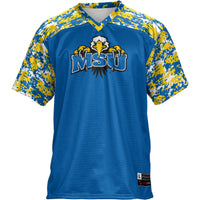 Morehead State Eagles Football Jersey, Blue Sportswear Jersey Shirt, Lightweight Breathable Athletic Jersey, Casual Gift for Men