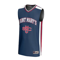 Saint Mary's Gaels Basketball Jersey, Navy Sportswear Jersey Shirt, Sleeveless Athletic Tank Jersey, Casual Gift for Men