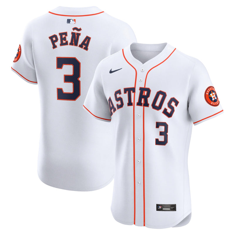 Jeremy Peña Houston Astros Baseball Jersey, White Elite Sportswear Jersey Shirt, Lightweight Breathable Athletic Jersey, Casual Gift for Men