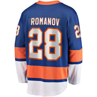 Alexander Romanov New York Islanders Hockey Jersey, Blue Sportswear Jersey Shirt, Long Sleeve Hockey Sweater Jersey, Casual Gift for Men