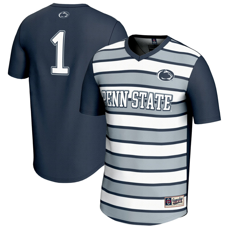Penn State Nittany Lions Soccer Jersey, Sportswear Jersey Shirt, Lightweight Breathable Athletic Jersey, Casual Gift for Men, Style 203177653