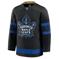 Toronto Maple Leafs Hockey Jersey, Black Premium Alternate Sportswear Jersey Shirt, Long Sleeve Hockey Sweater Jersey, Casual Gift for Men