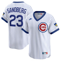Ryne Sandberg Chicago Cubs Baseball Jersey, White Limited Sportswear Jersey Shirt, Lightweight Breathable Athletic Jersey, Casual Gift for Men