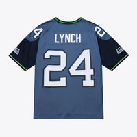 Marshawn Lynch Seattle Seahawks Football Jersey, Blue Sportswear Jersey Shirt, Lightweight Breathable Athletic Jersey, Casual Gift for Men