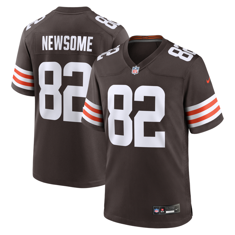Ozzie Newsome Cleveland Browns Football Jersey, Brown Game Sportswear Jersey Shirt, Lightweight Breathable Athletic Jersey, Casual Gift for Men