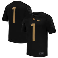 UCF Knights Football Jersey, Black Game Sportswear Jersey Shirt, Lightweight Breathable Athletic Jersey, Casual Gift for Men, Style 203182811