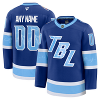 Tampa Bay Lightning Hockey Jersey, Blue Premium Sportswear Jersey Shirt, Long Sleeve Hockey Sweater Jersey, Casual Gift for Men