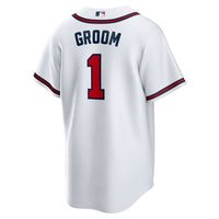 Atlanta Braves Baseball Jersey, White Sportswear Jersey Shirt, Lightweight Breathable Athletic Jersey, Casual Gift for Men, Style 202855873