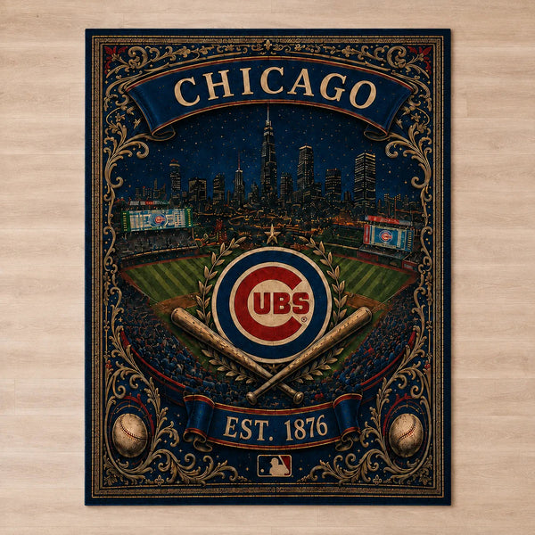 CHC Heritage Field - Ornate Emblem Statement Rug - main