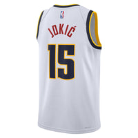 Nikola Jokić Denver Nuggets Basketball Jersey, White Swingman Sportswear Jersey Shirt, Sleeveless Athletic Tank Jersey, Casual Gift for Men