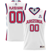 Arizona Wildcats Basketball Jersey, White Sportswear Jersey Shirt, Sleeveless Athletic Tank Jersey, Casual Gift for Men