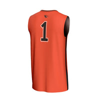 Oregon State Beavers Basketball Jersey, Orange Sportswear Jersey Shirt, Sleeveless Athletic Tank Jersey, Casual Gift for Men, Style 202219729