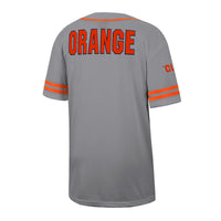 Free Spirited Baseball Jersey, Orange Sportswear Jersey Shirt, Lightweight Breathable Athletic Jersey, Casual Gift for Men