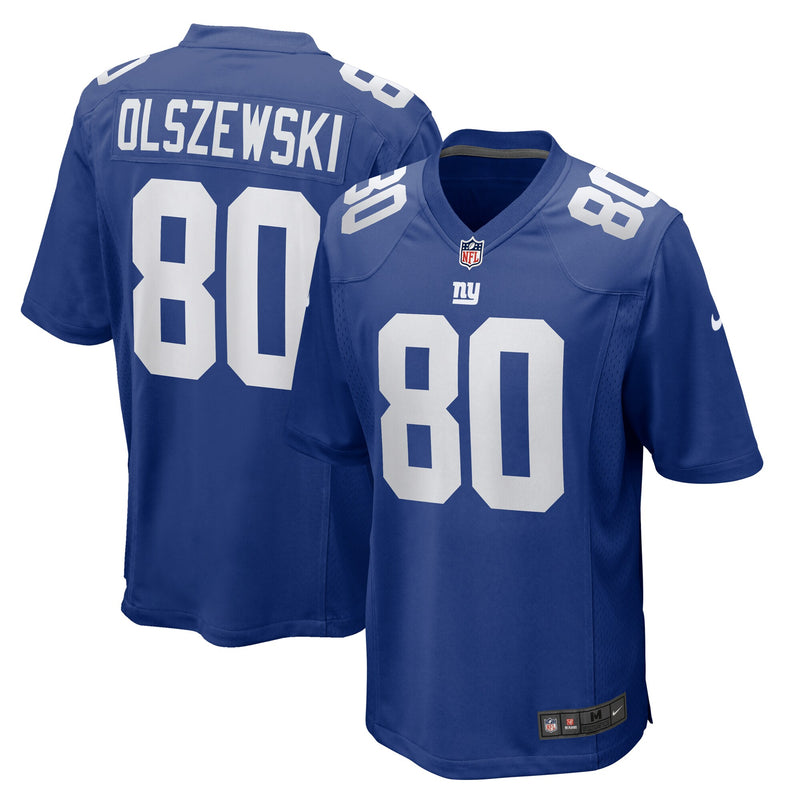 Gunner Olszewski New York Giants Football Jersey, Royal Sportswear Jersey Shirt, Lightweight Breathable Athletic Jersey, Casual Gift for Men