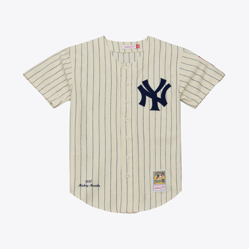 Mickey Mantle New York Yankees Baseball Jersey, Cream Sportswear Jersey Shirt, Lightweight Breathable Athletic Jersey, Casual Gift for Men