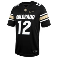 Colorado Buffaloes Football Jersey, Black Sportswear Jersey Shirt, Lightweight Breathable Athletic Jersey, Casual Gift for Men, Style 203143867