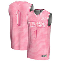 Western Kentucky Hilltoppers Basketball Jersey, Pink Lightweight Sportswear Jersey Shirt, Sleeveless Athletic Tank Jersey, Casual Gift for Men