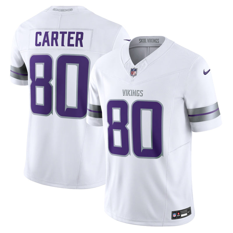 Cris Carter Minnesota Vikings Football Jersey, White Sportswear Jersey Shirt, Lightweight Breathable Athletic Jersey, Casual Gift for Men