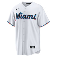 Kyle Stowers Miami Marlins Baseball Jersey, White Replica Sportswear Jersey Shirt, Lightweight Breathable Athletic Jersey, Casual Gift for Men
