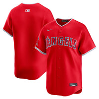 Los Angeles Angels Baseball Jersey, Red Sportswear Jersey Shirt, Lightweight Breathable Athletic Jersey, Casual Gift for Men, Style 201869286