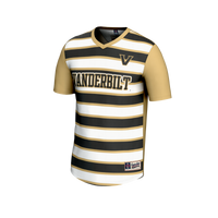 Vanderbilt Commodores Soccer Jersey, Gold Fashion Sportswear Jersey Shirt, Lightweight Breathable Athletic Jersey, Casual Gift for Men
