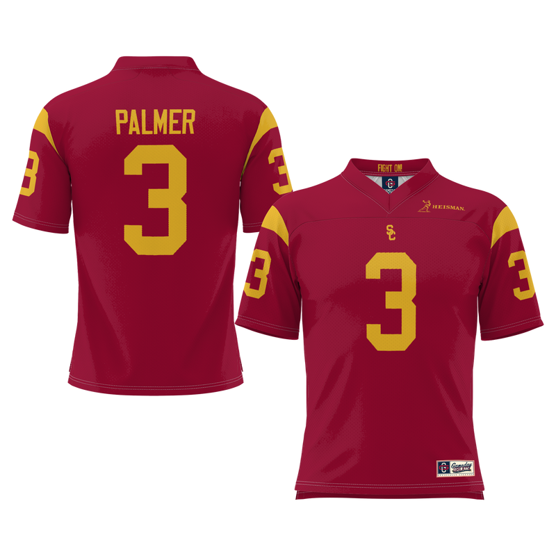 USC Trojans Heisman Football Jersey, Cardinal Sportswear Jersey Shirt, Lightweight Breathable Athletic Jersey, Casual Gift for Men