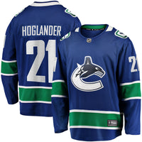 Nils Hoglander Vancouver Canucks Hockey Jersey, Blue Breakaway Sportswear Jersey Shirt, Long Sleeve Hockey Sweater Jersey, Casual Gift for Men