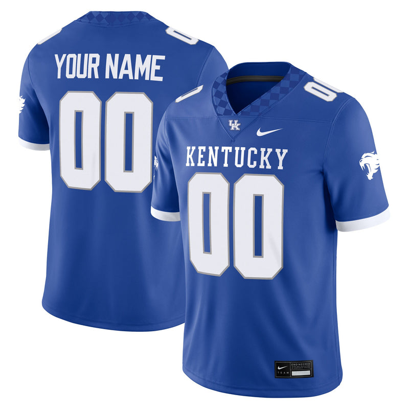 Kentucky Wildcats Football Jersey, Royal Sportswear Jersey Shirt, Lightweight Breathable Athletic Jersey, Casual Gift for Men, Style 202015210