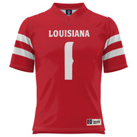 Louisiana Ragin' Cajuns Football Jersey, Red Sportswear Jersey Shirt, Lightweight Breathable Athletic Jersey, Casual Gift for Men