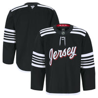 New Jersey Devils Hockey Jersey, Black Authentic Alternate Sportswear Jersey Shirt, Long Sleeve Hockey Sweater Jersey, Casual Gift for Men