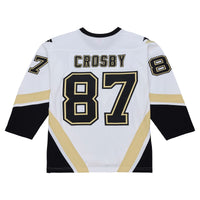 Sidney Crosby Pittsburgh Penguins Hockey Jersey, White Sportswear Jersey Shirt, Long Sleeve Hockey Sweater Jersey, Casual Gift for Men