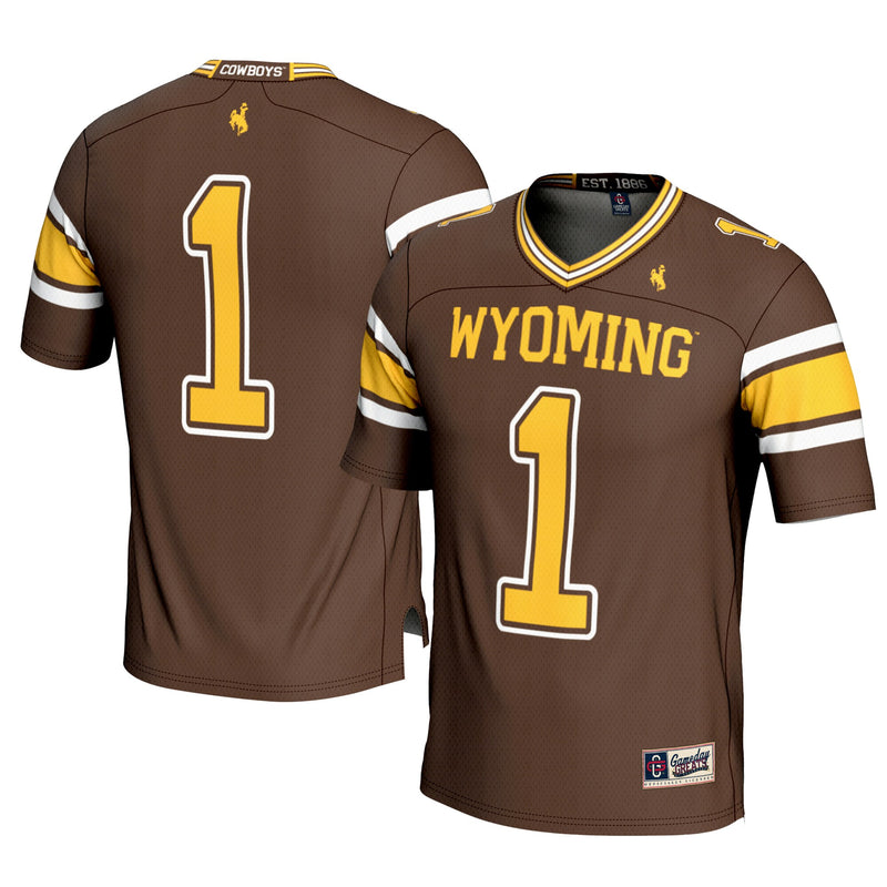 Brown Football Jersey, Sportswear Jersey Shirt, Lightweight Breathable Athletic Jersey, Casual Gift for Men, Style 200689727