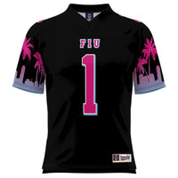 FIU Panthers Football Jersey, Black Sportswear Jersey Shirt, Lightweight Breathable Athletic Jersey, Casual Gift for Men