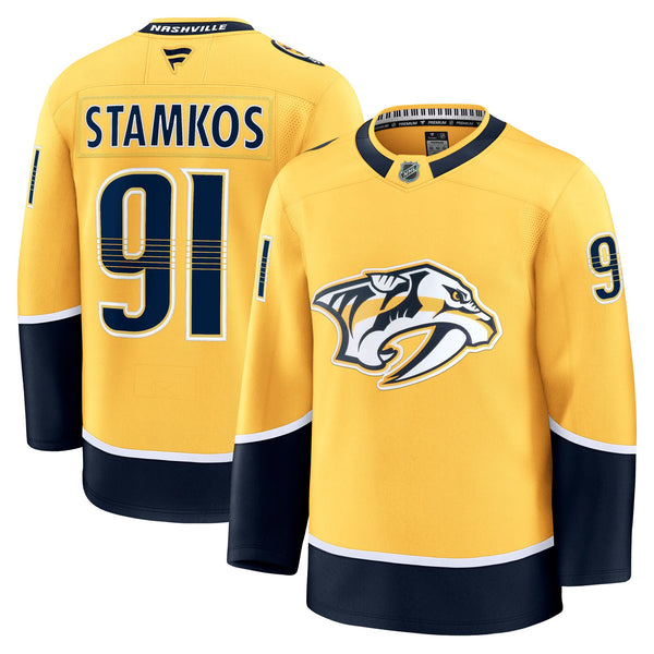 Nashville Predators Steven Stamkos Gold Home Premium Jersey
