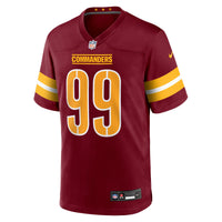 Javon Kinlaw Washington Commanders Football Jersey, Sportswear Jersey Shirt, Lightweight Breathable Athletic Jersey, Casual Gift for Men