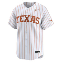Texas Longhorns Baseball Jersey, White Sportswear Jersey Shirt, Lightweight Breathable Athletic Jersey, Casual Gift for Men, Style 201742386