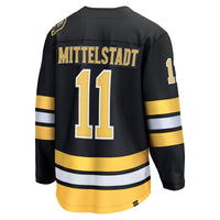 Casey Mittelstadt Boston Bruins Hockey Jersey, Black Breakaway Sportswear Jersey Shirt, Long Sleeve Hockey Sweater Jersey, Casual Gift for Men
