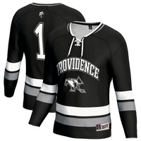 Providence Friars Hockey Jersey, Black Fashion Lightweight Sportswear Jersey Shirt, Long Sleeve Hockey Sweater Jersey, Casual Gift for Men