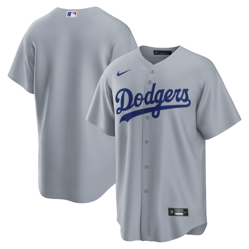Los Angeles Dodgers Baseball Jersey, Gray Replica Sportswear Jersey Shirt, Lightweight Breathable Athletic Jersey, Casual Gift for Men