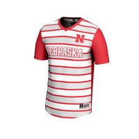 Nebraska Huskers Soccer Jersey, Scarlet Fashion Lightweight Sportswear Jersey Shirt, Lightweight Breathable Athletic Jersey, Casual Gift for Men