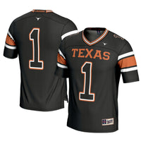 Texas Longhorns Football Jersey, Black Sportswear Jersey Shirt, Lightweight Breathable Athletic Jersey, Casual Gift for Men, Style 200425348