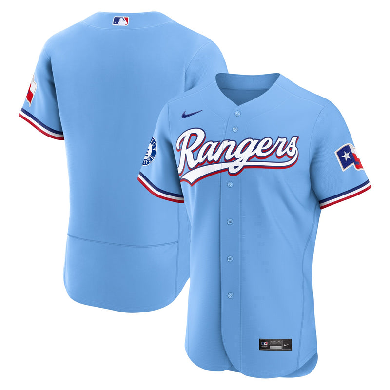Texas Rangers Baseball Jersey, Blue Authentic Alternate Sportswear Jersey Shirt, Lightweight Breathable Athletic Jersey, Casual Gift for Men