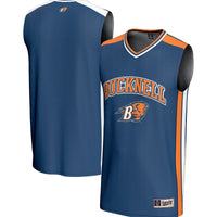 Bucknell Bison Basketball Jersey, Blue Sportswear Jersey Shirt, Sleeveless Athletic Tank Jersey, Casual Gift for Men