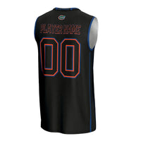 Florida Gators Basketball Jersey, Black Lightweight Sportswear Jersey Shirt, Sleeveless Athletic Tank Jersey, Casual Gift for Men