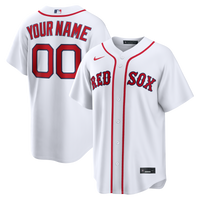Boston Red Sox Baseball Jersey, White Sportswear Jersey Shirt, Lightweight Breathable Athletic Jersey, Casual Gift for Men, Style 2001925986
