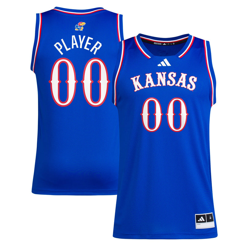Kansas Jayhawks Basketball Jersey, Royal Sportswear Jersey Shirt, Sleeveless Athletic Tank Jersey, Casual Gift for Men, Style 202398929
