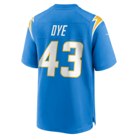Troy Dye Los Angeles Chargers Football Jersey, Powder Blue Sportswear Jersey Shirt, Lightweight Breathable Athletic Jersey, Casual Gift for Men