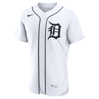 Detroit Tigers Baseball Jersey, White Authentic Home Sportswear Jersey Shirt, Lightweight Breathable Athletic Jersey, Casual Gift for Men