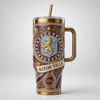 AVL 1874 - Claret and Blue Heritage Crest Tumbler